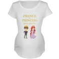 thumbnail image 1 of Gender Reveal Prince Or Princess Maternity Soft T Shirt, 1 of 1