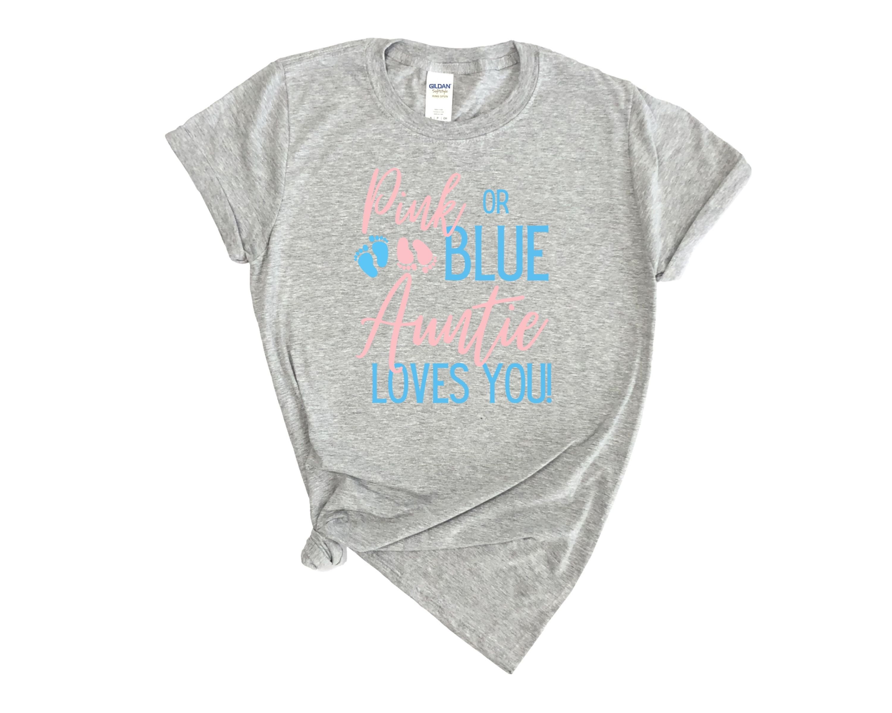 Gender Reveal Shirt For Aunt