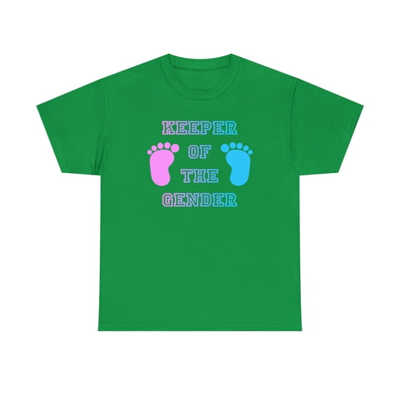 Gender Reveal Shirt - Keeper of The Gender - Party Supplies Tshirt