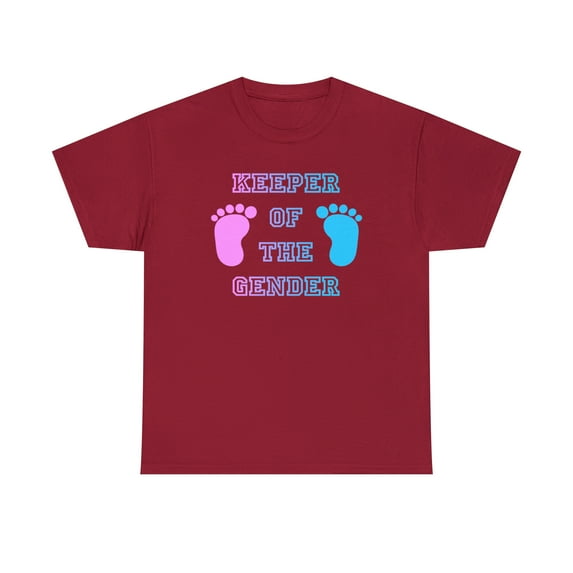 Gender Reveal Shirt - Keeper of The Gender - Party Supplies Tshirt