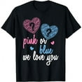 thumbnail image 1 of Gender Reveal Shirt | Pink or Blue, Boy or Girl We Love You, 1 of 5
