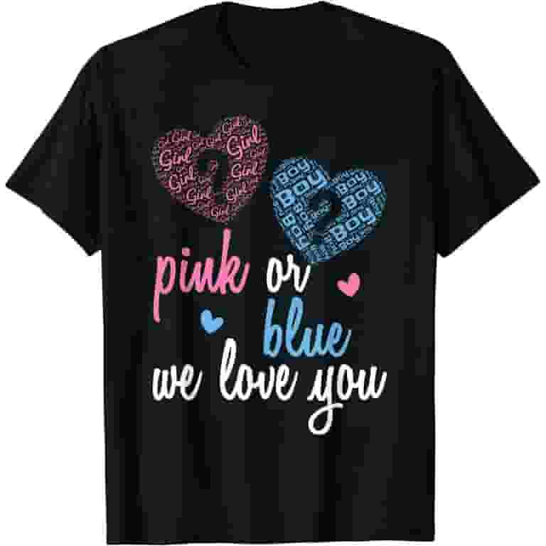 Gender Reveal Party Pink Or Blue Boy Or Girl We Love You Gender Reveal Party Pink Or Blue Boy Or Girl We Love You