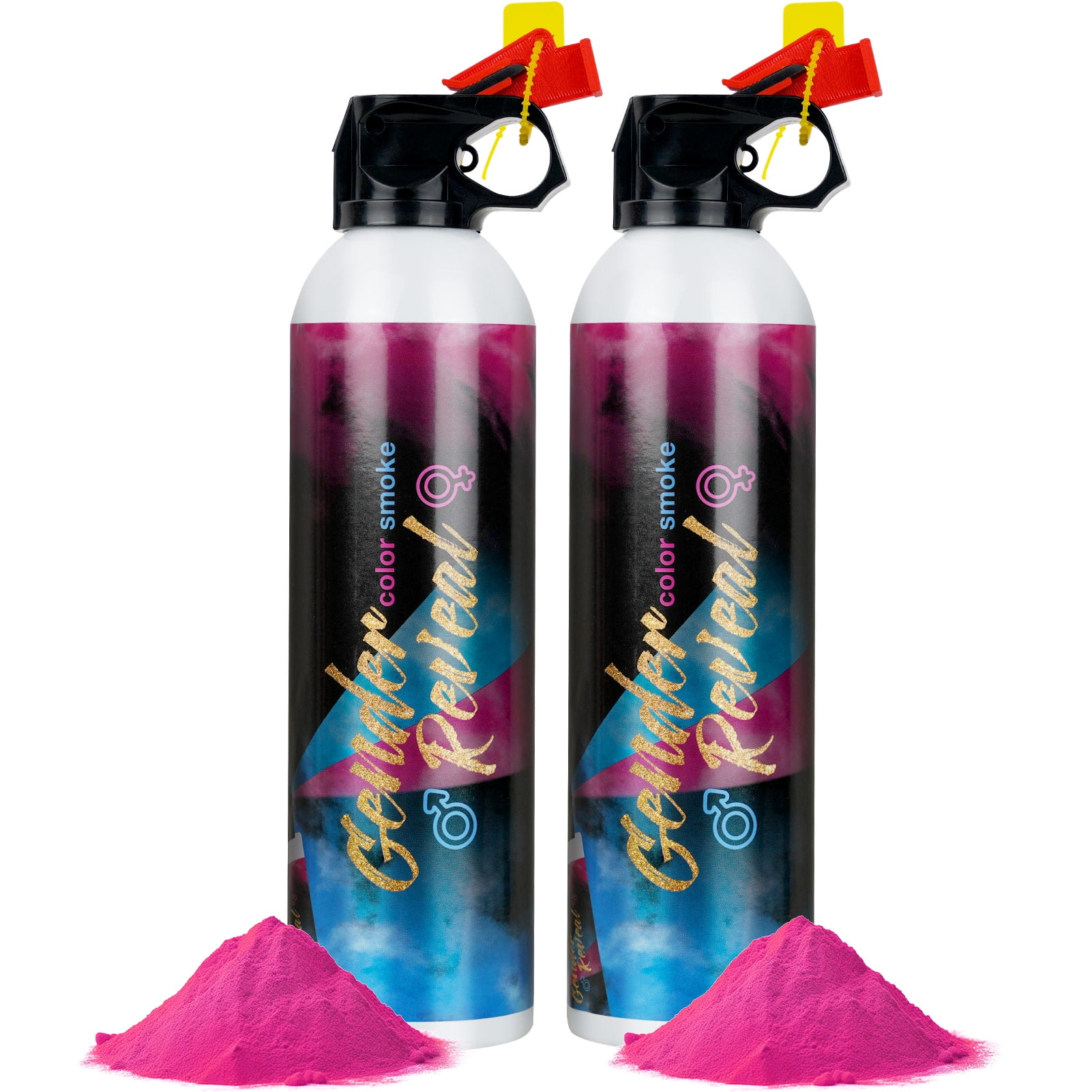 Gender Reveal Smoke Bombs,100 Biodegradable Butterfly Confetti Powder