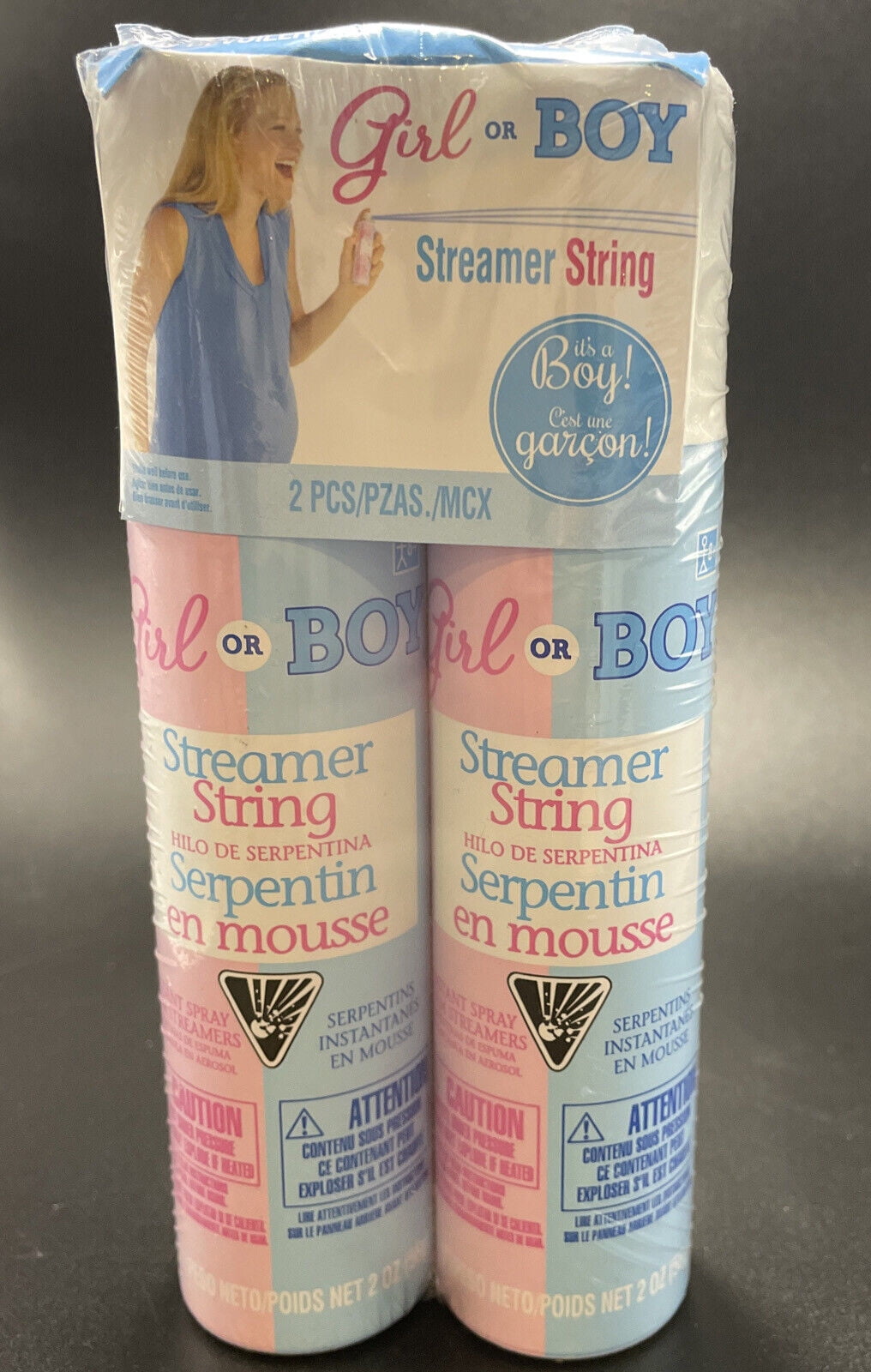 Gender Reveal Streamer String (Boy)