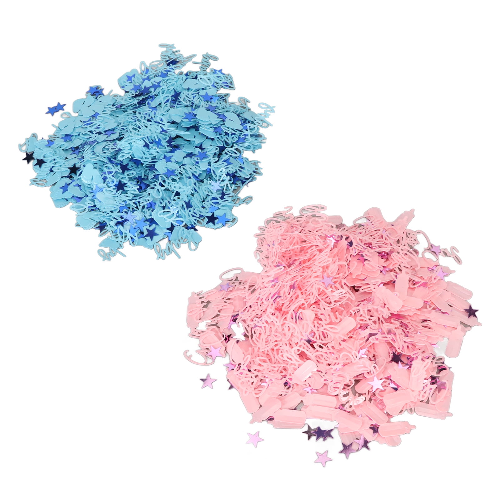 Gender Reveal Table Confetti, Reusable 160g Plastic Gender Reveal