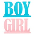 thumbnail image 1 of Gender Reveal Table Signs for Baby Shower Decor and Gifts, 1 of 6