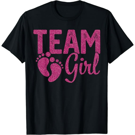 Gender Reveal Team Girl Pink T-Shirt
