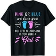thumbnail image 1 of Gender Reveal Team Girl T-Shirt, 1 of 6