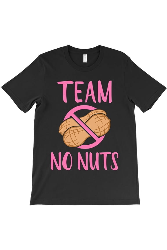 Gender Reveal Team No Nuts, Funny Girl Matching Family Baby Party H26855 T-Shirt, for Men and Women, Up to Size 5XL