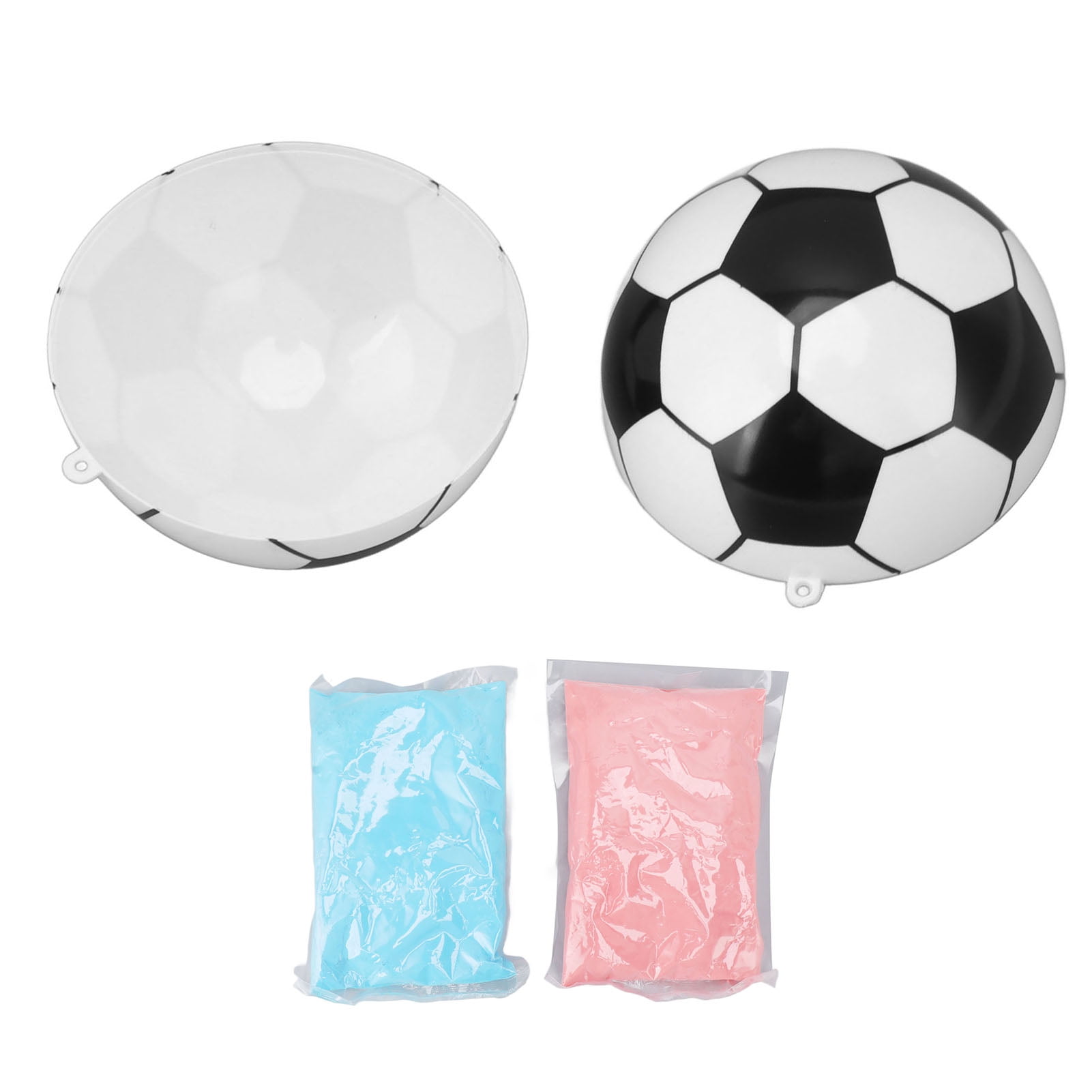 Gender Revealing Football with Blue Pink Powder Baby Boy Girl Shower