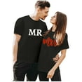 thumbnail image 1 of Same Gender Valentine's Day Special Meaning Printed T Shirt Valentine's Day Long Sleeve Fitted Shirt Women Womens under Shirts Short Sleeves Packs Loose Women Violet Shirt Womens Tee Shirts Short, 1 of 3
