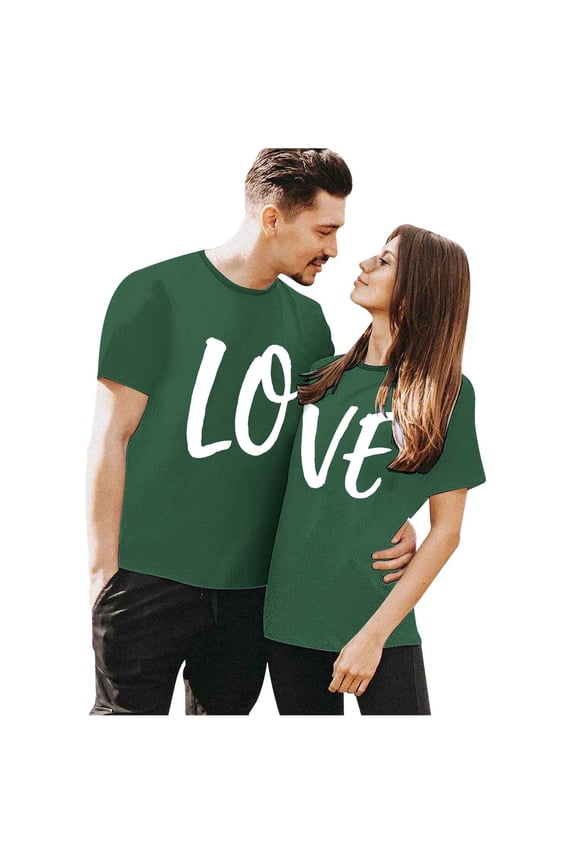 Same Gender Valentine's Day Special Meaning Printed T Shirt Valentine's Day And Shirt Shirts Women for Womens Compression Shirts Casual Short Sleeve Tops for Women Women's Casual Shirts T Shirt Women