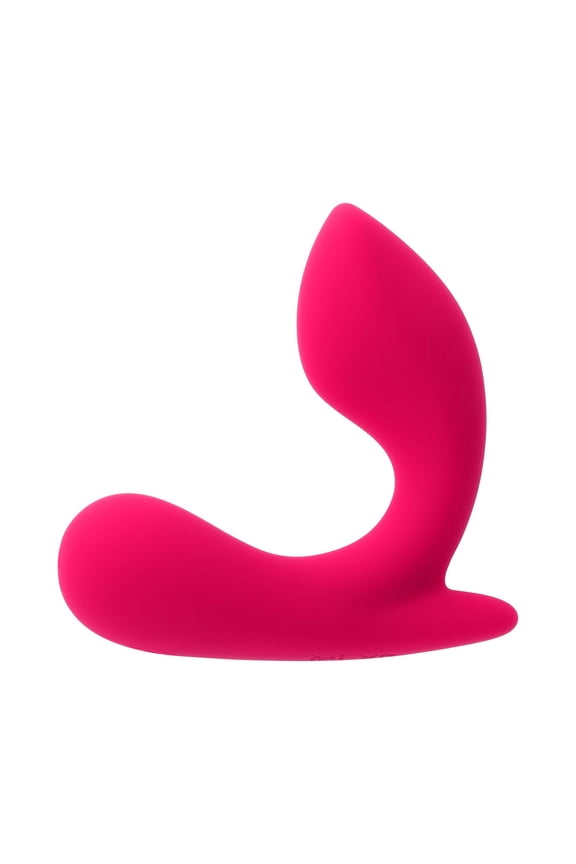 All About the Bass Rechargeable G-Spot Vibrator with Remote Control, Red