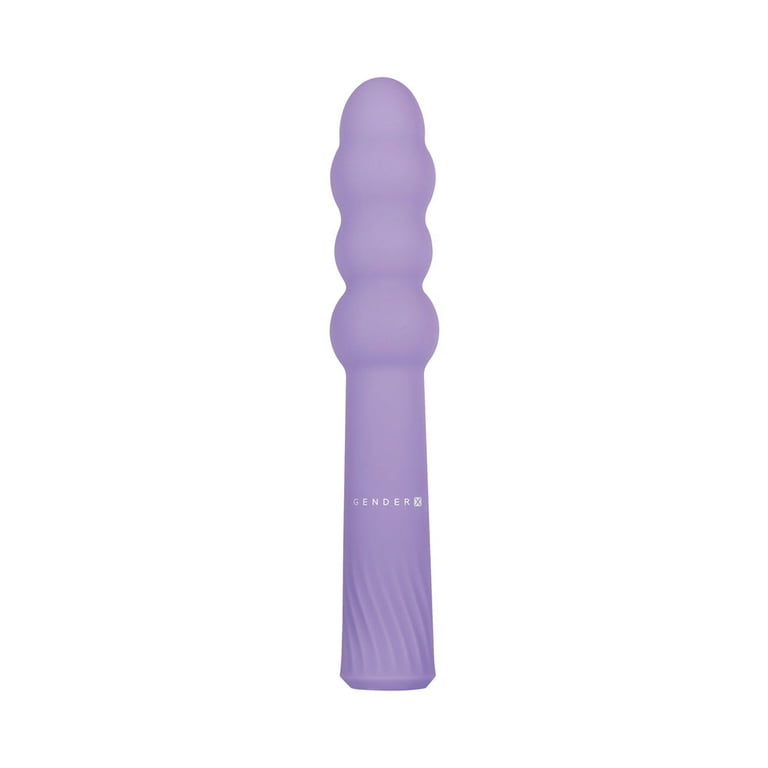 Gender X Bumpy Ride Rechargeable Silicone Vibrator - Purple - Walmart.com
