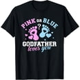 thumbnail image 1 of Gender reveal godfather MASHALILI Printed Funny T-Shirt, 1 of 3