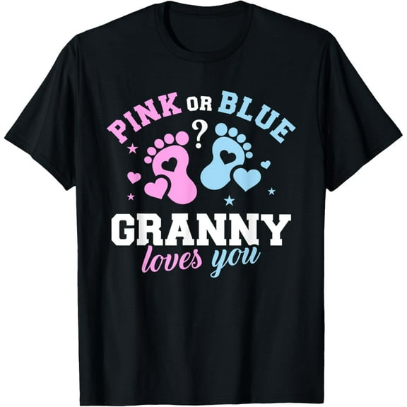Gender reveal granny T-Shirt100% pure cotton
