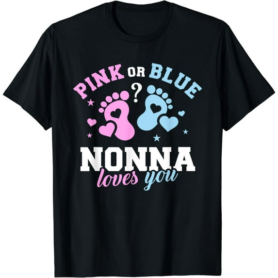 Gender reveal nonna grandma T-Shirt