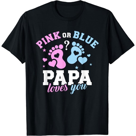 Gender reveal papa dad T-Shirt