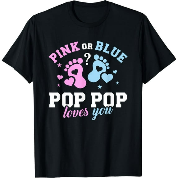 Gender reveal pop pop T-Shirt