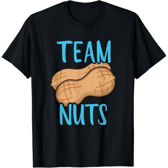 Gender reveal team nuts boy matching family baby party T-Shirt