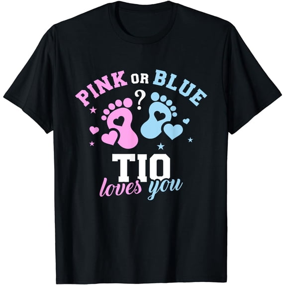 Gender reveal tio uncle T-Shirt