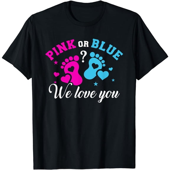 Gender reveal we love you T-Shirt