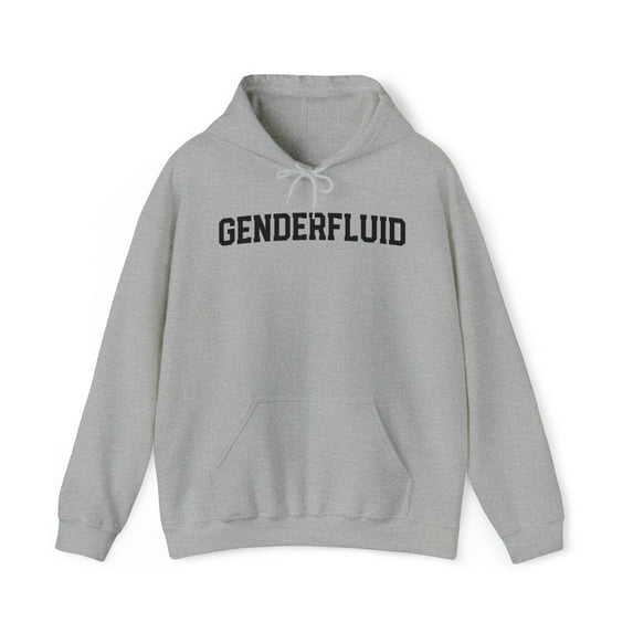Genderfluid Pride 70s Retro Hoodie, Gifts, Hooded Sweatshirt
