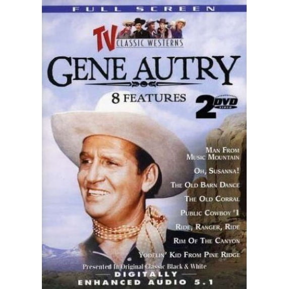 Gene Autry 8 Features (TV Classic Westerns) (Boxed Set) (DVD)