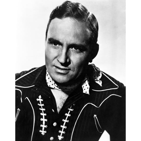 Gene Autry Posed in Cowboy Outfit Photo Print (24 x 30)