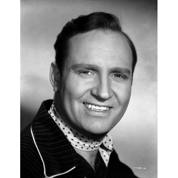 Gene Autry smiling in Black and White Portrait Photo Print (8 x 10)