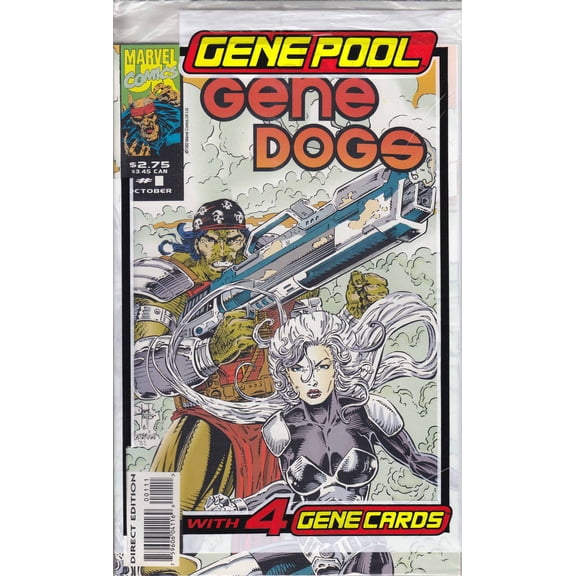 Gene Dogs #1 (with card) VF ; Marvel UK Comic Book