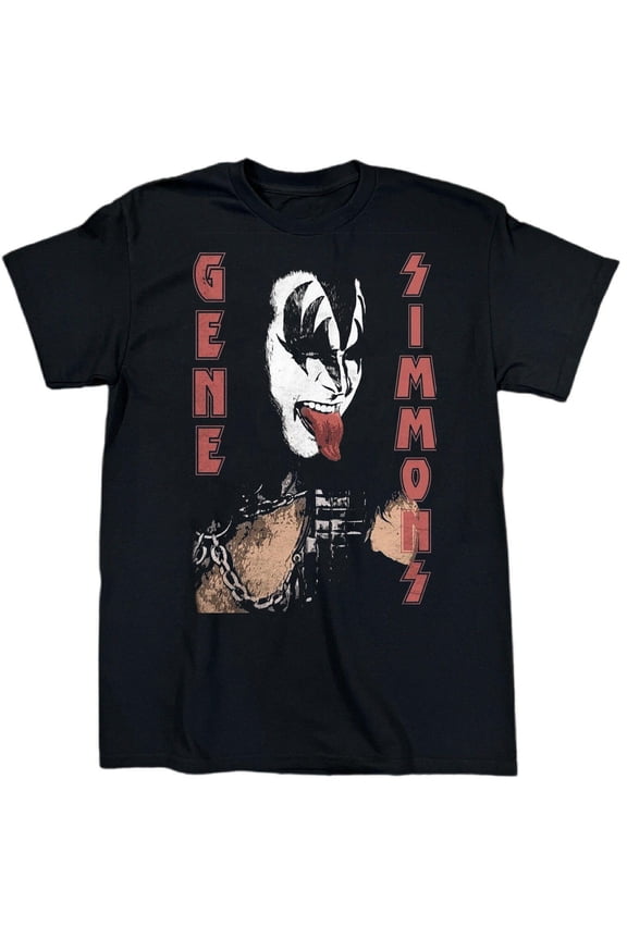 Gene Simmons For Fans Heavy Cotton Black Full Size Men Women Shirt BL728