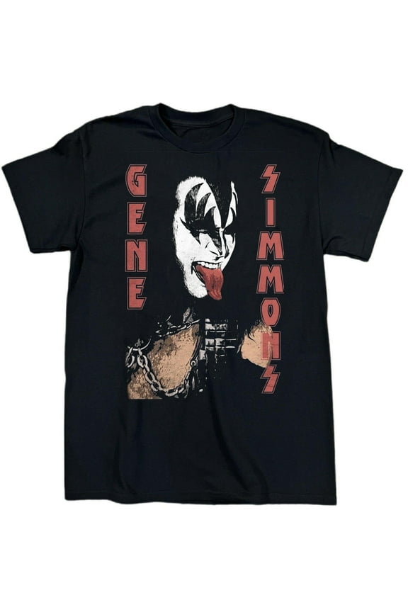 Gene Simmons For Fans Heavy Cotton Black Full Size Men Women Shirt MM1379