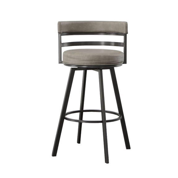 Gene - Swivel Bar Stool - Dark Gray