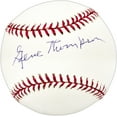 thumbnail image 1 of Gene Thompson Autographed Official MLB Baseball Cincinnati Reds Beckett BAS QR #BL93626, 1 of 3