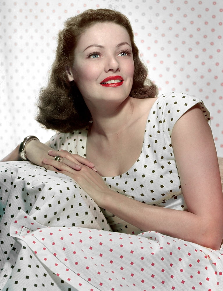 Gene Tierney Canvas Art - (16 x 20)