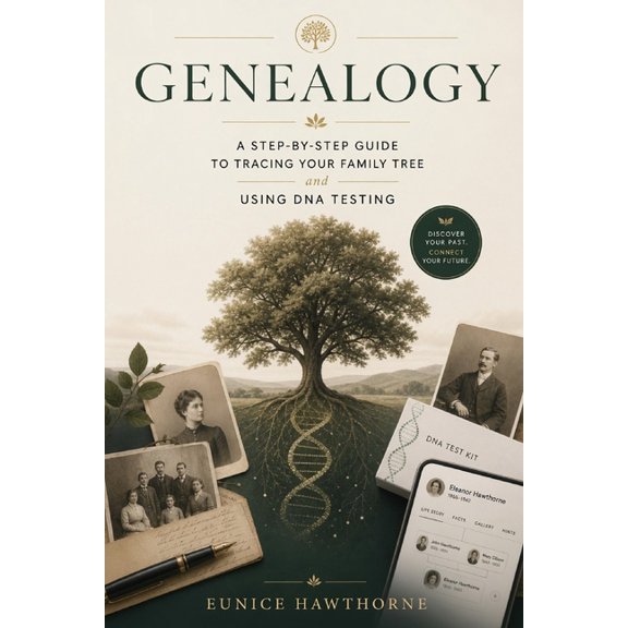 Genealogy: A Step-by-Step Guide to Tracing Your Family Tree and Using DNA Testing, (Paperback)