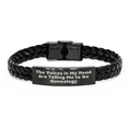 thumbnail image 1 of Genealogy Enthusiasts' Delight, Interlaced Leather Bracelet, Funny Quote, Gifts from Family to Genealogy Lovers, Father's Day Unique Gifts, 1 of 4