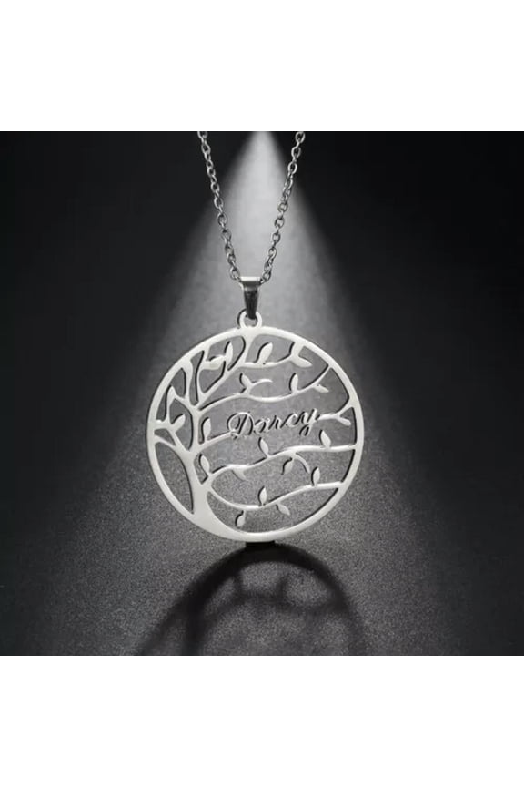 Genealogy Family Tree of Life Custom Name Necklace Mother Gift Jewelry