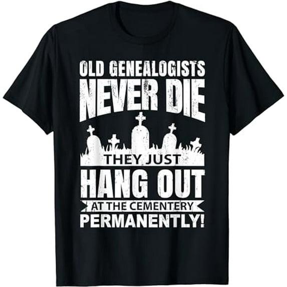 Genealogy Genealogist Family Tree DNA Lineage T-Shirt
