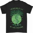 Genealogy Its All Relative Funny Dna Ancestry T-Shirt BLACK Unisex S ...