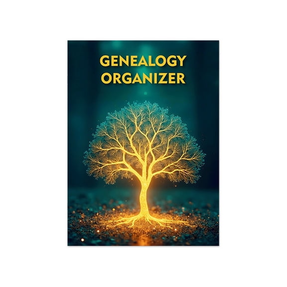 Genealogy Organiser Book Journal Family History Recording Journal 21x28.5cm