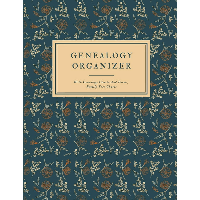 Genealogy Organizer: A Beautiful Genealogical Notebook with Family Tree Fan  & Ancestry Charts, Individual and Family Group Forms by Hot Papers