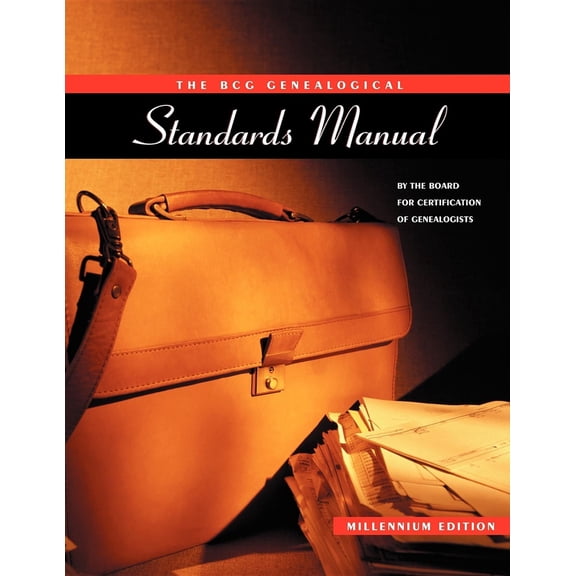 Pre-Owned The BCG Genealogical Standards Manual (Paperback) 0916489922 9780916489922