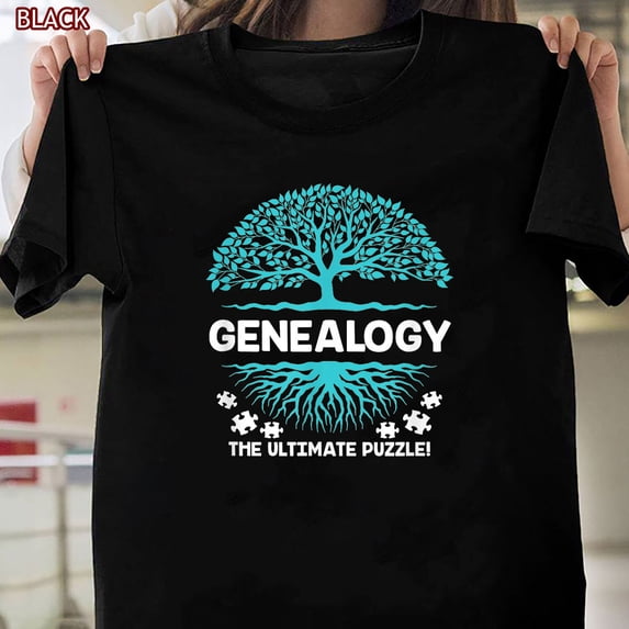 Genealogy The Ultimate Puzzle For Family History Enthusiasts T-Shirt ...