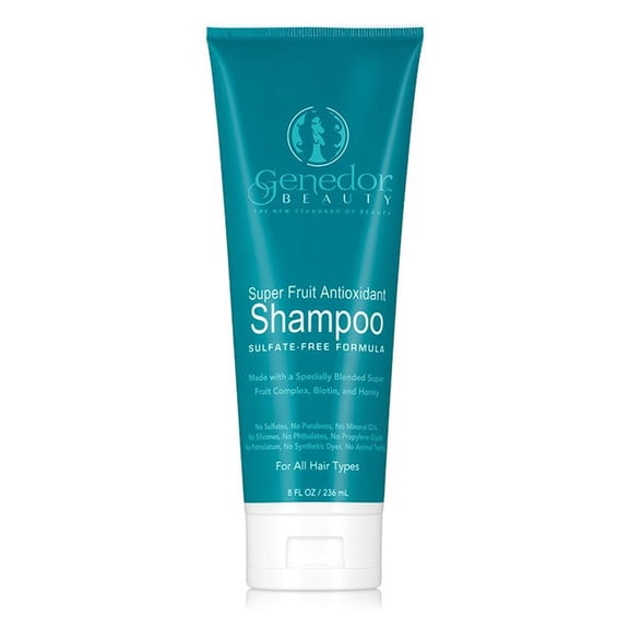 Genedor Beauty Super Fruit Antioxidant Sulfate Free Shampoo, 8 oz