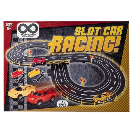 Gener8 Battery Operated Slot Car Racing Track Set for Ages 8 and Up