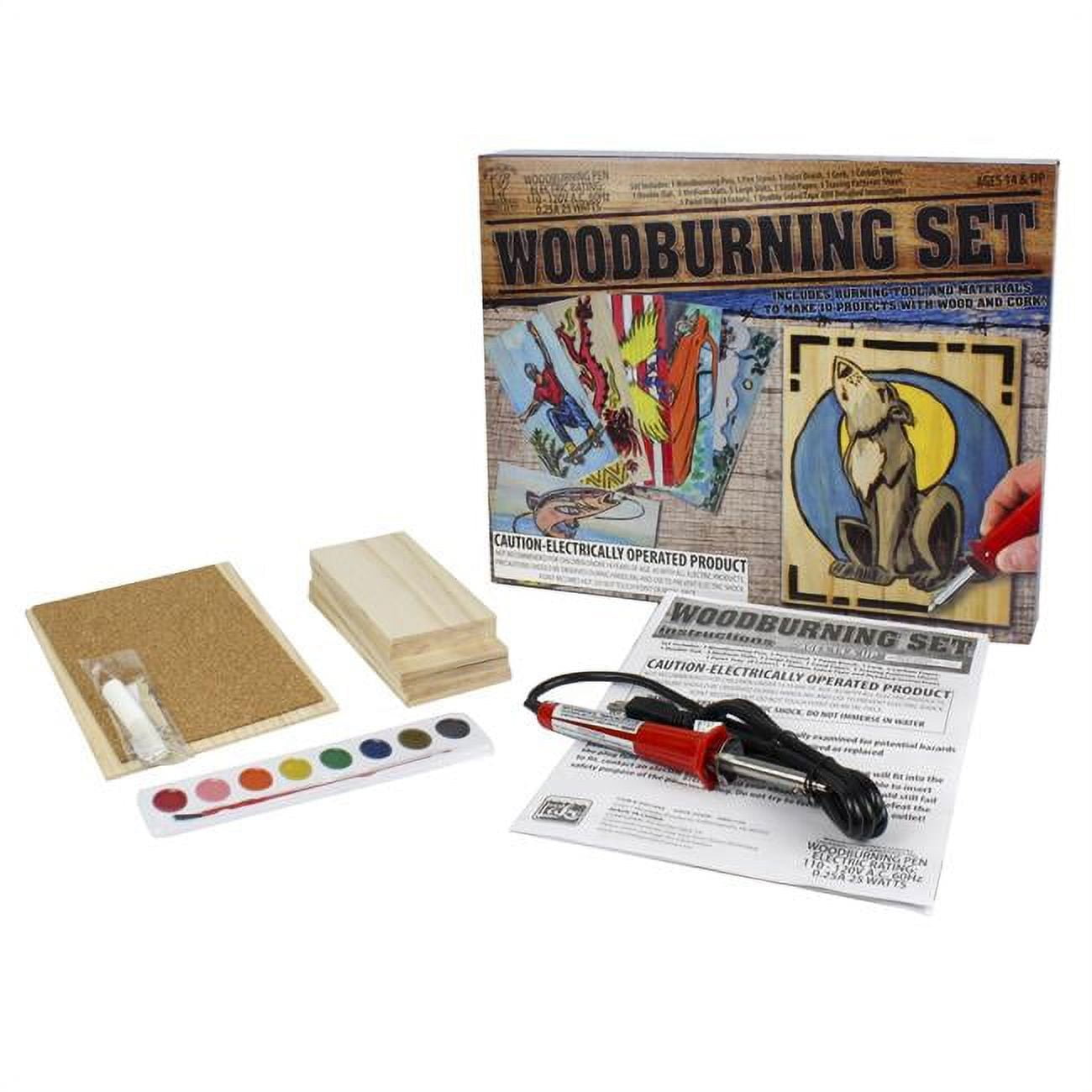 Gener8 Wood Burning Kit Recommended Teens Ages 14 Years and up.