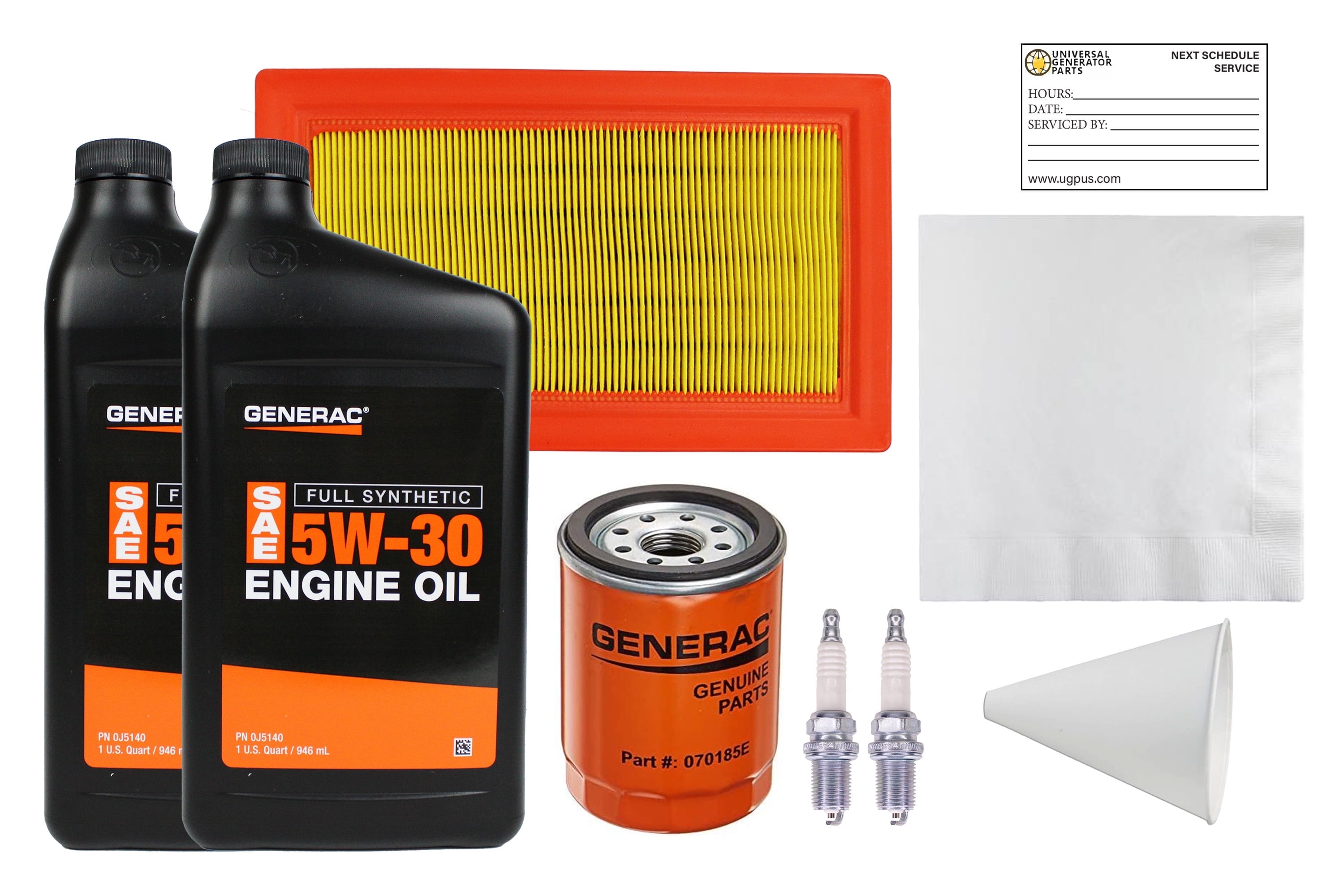 Generac 0J93230SSM Maintenance Kit for Home Standby Generators 20Kw-22Kw SM 999 (Synthetic Oil)