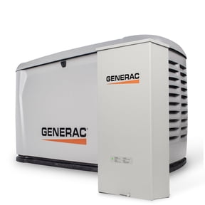 Generac 18kW Home Standby Generator with 200 amp transfer switch, cellular connectivity, easy to use, whole house power backup, smart outage solution.
